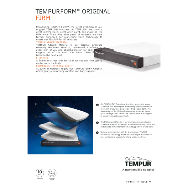 Tempur Form 22 Firm