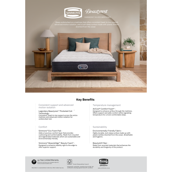 Simmons Beautyrest Harmony Silver