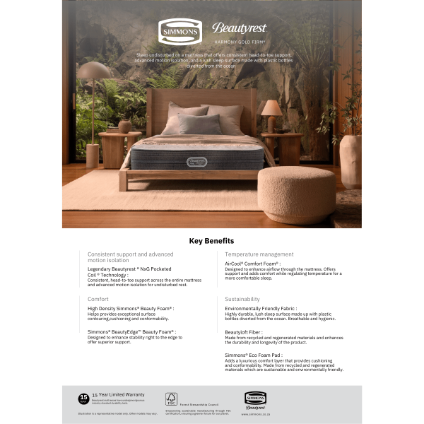 Simmons Beautyrest Harmony Gold