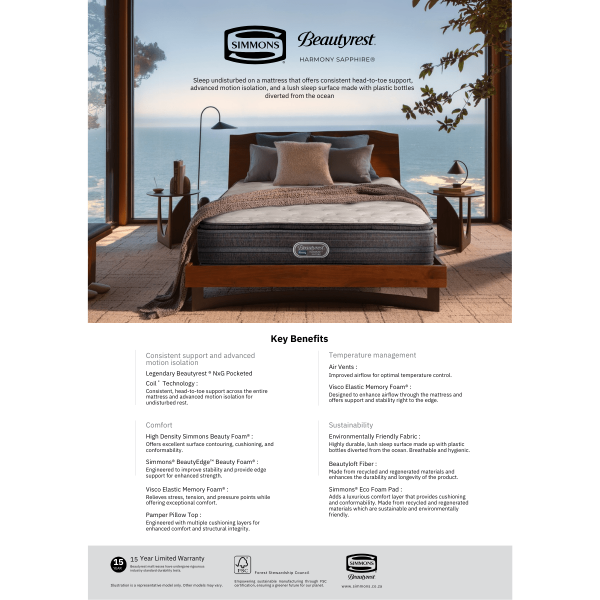 Simmons Beautyrest Harmony Sapphire