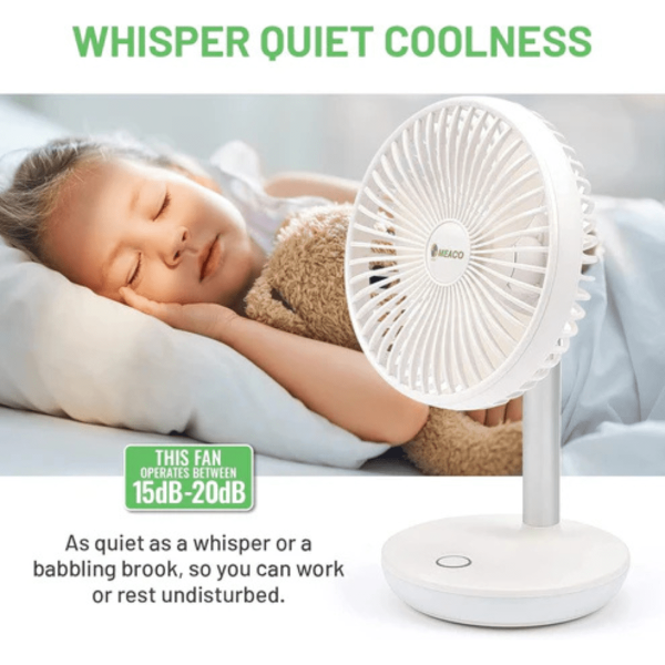 Meaco 260c Cordless Air Circulator Desk Fan