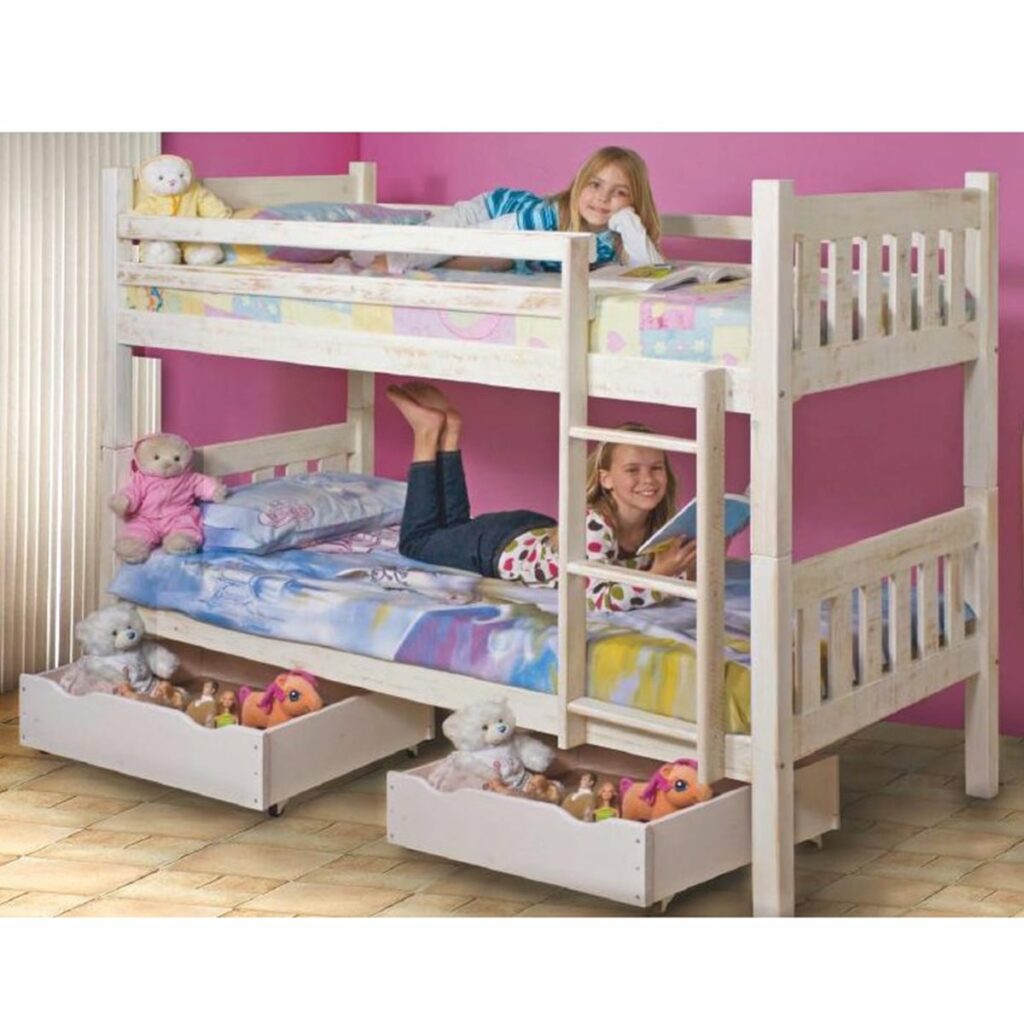 MC Designs Charlene Double Bunk Bed | Bedroom Furniture