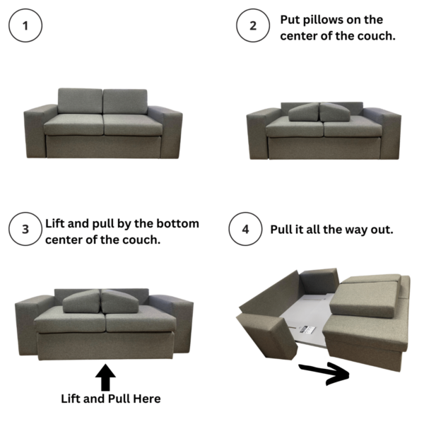 Sleeper Couch Instructions