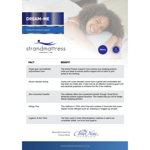 Strandmattress Dream Me