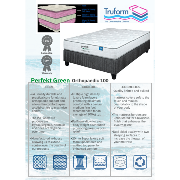 Truform Perfekt Green Orthopaedic 100